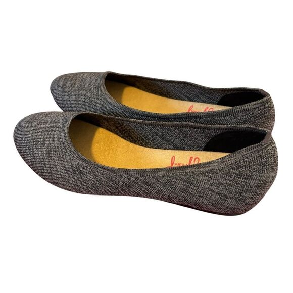 Women's Memory Foam Charcoal Gray Flats in Size 10M - Picture 2 of 7